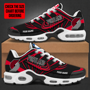 Limited Edition – Customized NBA Portland Trail Blazers Air Max Plus Sneakers TTH2107106
