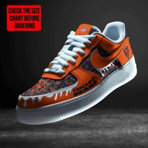 Limited Edition – Customized NFL Chicago Bears Af1 Shoes TTH2107112