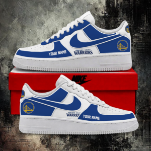 Limited Edition – Customized NBA Golden State Warriors Af1 Shoes TTH2107109