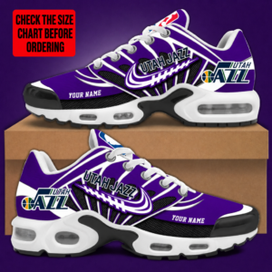 Limited Edition – Customized NBA Utah Jazz Air Max Plus Sneakers TTH2107106
