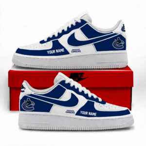 Limited Edition – Customized NHL Vancouver Canucks Af1 Shoes TTH2107110