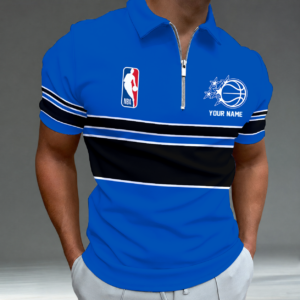 Limited Edition – Customized NBA Orlando Magic Zip Polo Shirt TTH2107111