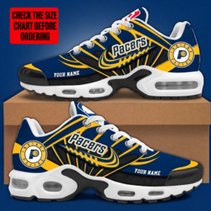 Limited Edition – Customized NBA Indiana Pacers Air Max Plus Sneakers TTH2107106