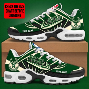 Limited Edition – Customized NBA Milwaukee Bucks Air Max Plus Sneakers TTH2107106
