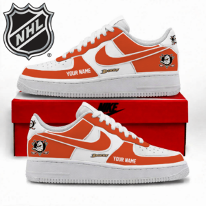 Limited Edition – Customized NHL Anaheim Ducks Af1 Shoes TTH2107110
