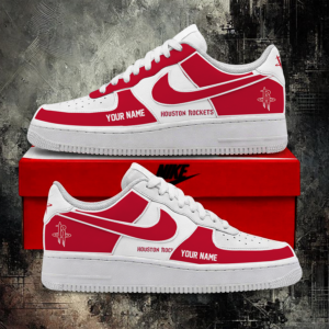 Limited Edition – Customized NBA Houston Rockets Af1 Shoes TTH2107109