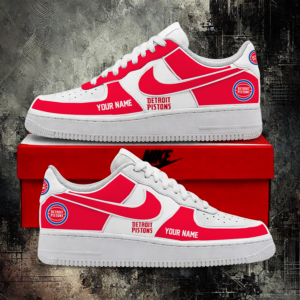 Limited Edition – Customized NBA Detroit Pistons Af1 Shoes TTH2107109