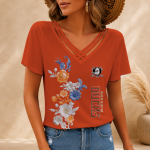 Limited Edition – Customized NHL Anaheim Ducks V-Neck Shirt TTH2107113