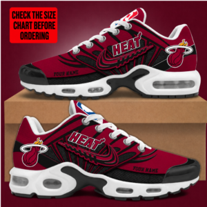 Limited Edition – Customized NBA Miami Heat Air Max Plus Sneakers TTH2107106