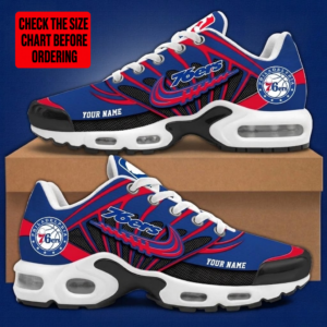 Limited Edition – Customized NBA Philadelphia 76Ers Air Max Plus Sneakers TTH2107106
