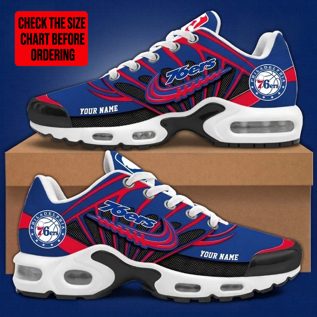 Limited Edition – Customized NBA Philadelphia 76Ers Air Max Plus Sneakers TTH2107106