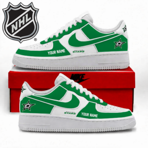 Limited Edition – Customized NHL Dallas Stars Af1 Shoes TTH2107110