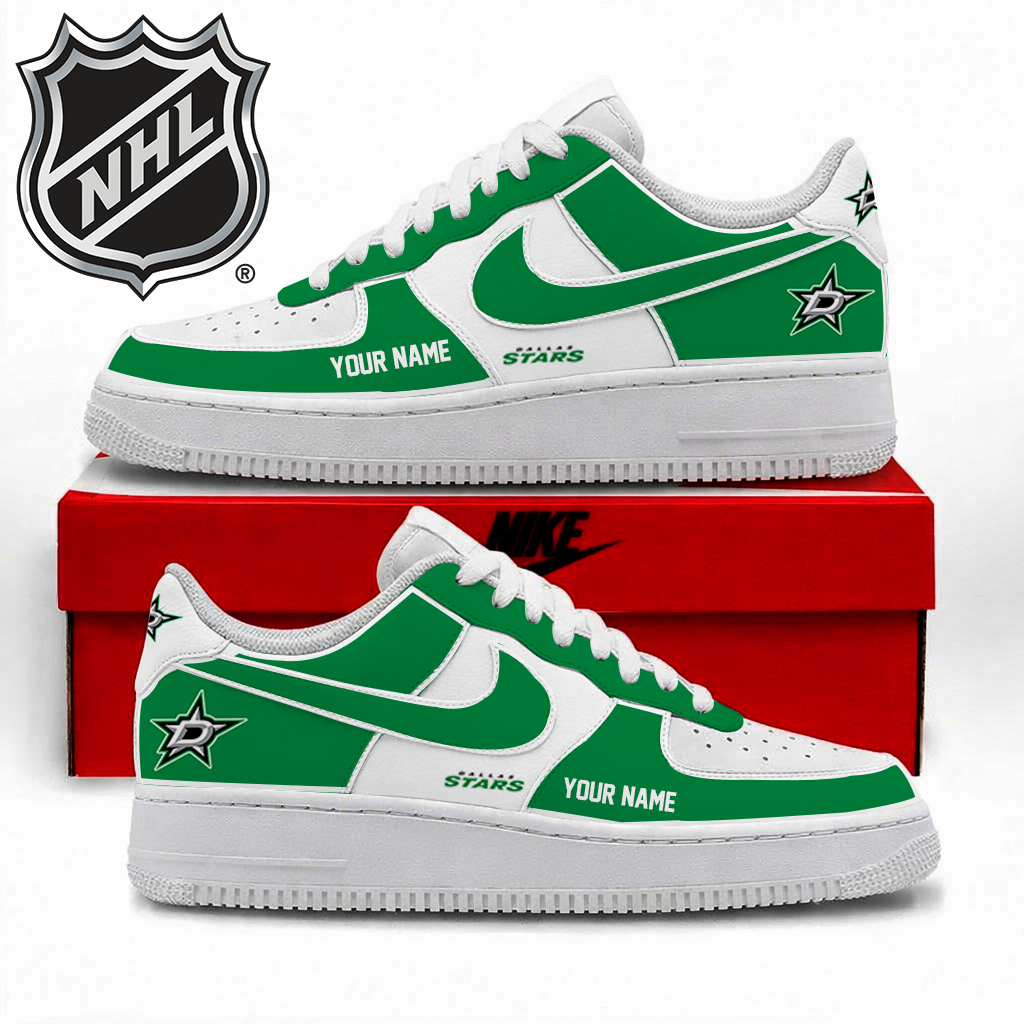 Limited Edition – Customized NHL Dallas Stars Af1 Shoes TTH2107110