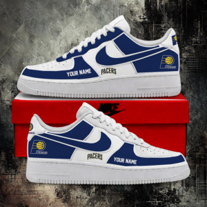 Limited Edition – Customized NBA Indiana Pacers Af1 Shoes TTH2107109