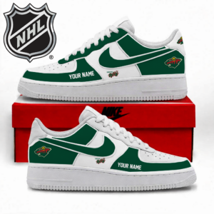 Limited Edition – Customized NHL Minnesota Wild Af1 Shoes TTH2107110