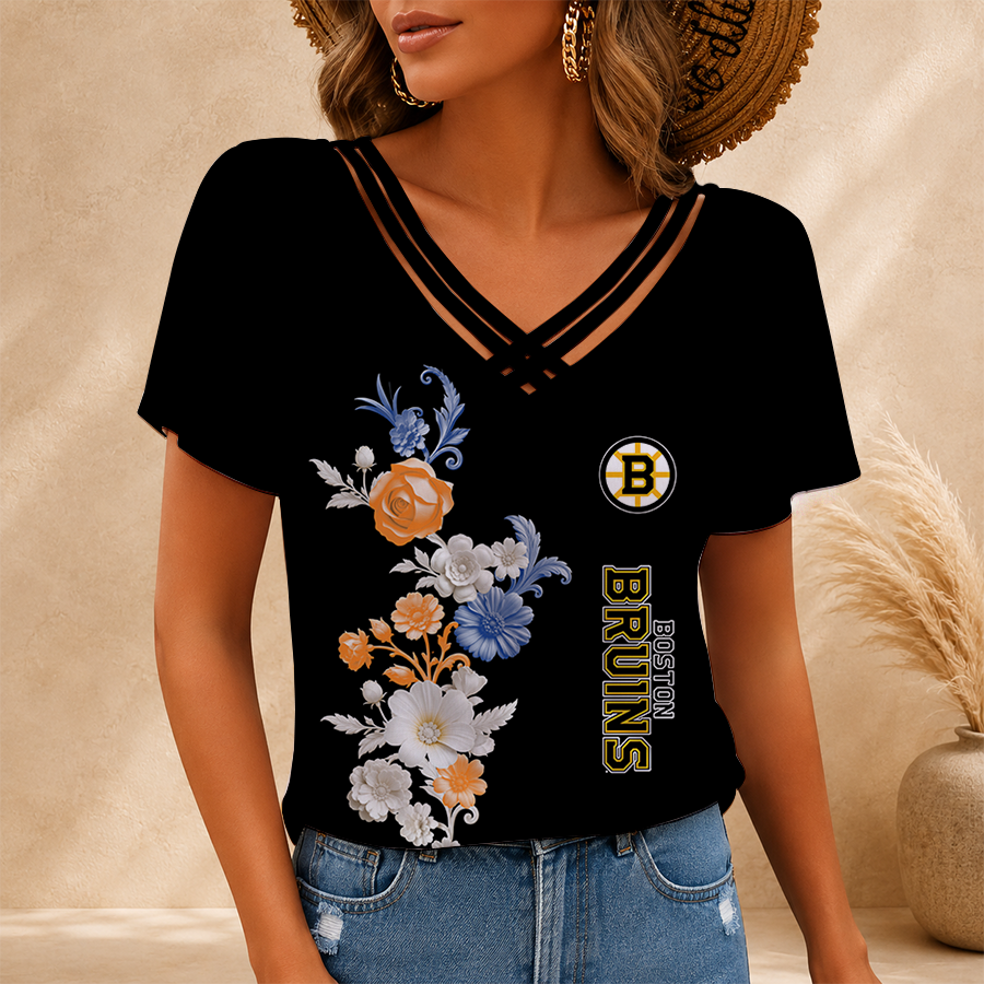 Limited Edition – Customized NHL Boston Bruins V-Neck Shirt TTH2107113