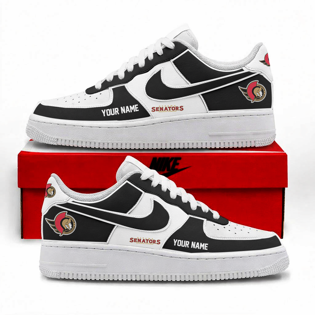 Limited Edition – Customized NHL Ottawa Senators Af1 Shoes TTH2107110