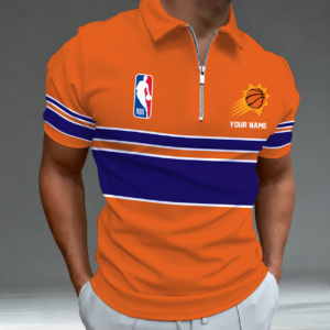 Limited Edition – Customized NBA Phoenix Suns Zip Polo Shirt TTH2107111