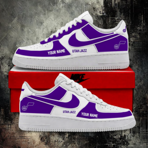 Limited Edition – Customized NBA Utah Jazz Af1 Shoes TTH2107109