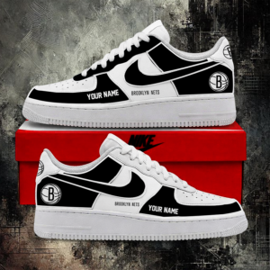 Limited Edition – Customized NBA Brooklyn Nets Af1 Shoes TTH2107109