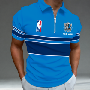 Limited Edition – Customized NBA Dallas Mavericks Zip Polo Shirt TTH2107111
