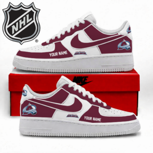 Limited Edition – Customized NHL Colorado Avalanche Af1 Shoes TTH2107110