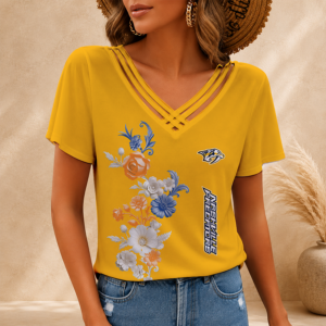 Limited Edition – Customized NHL Nashville Predators V-Neck Shirt TTH2107113