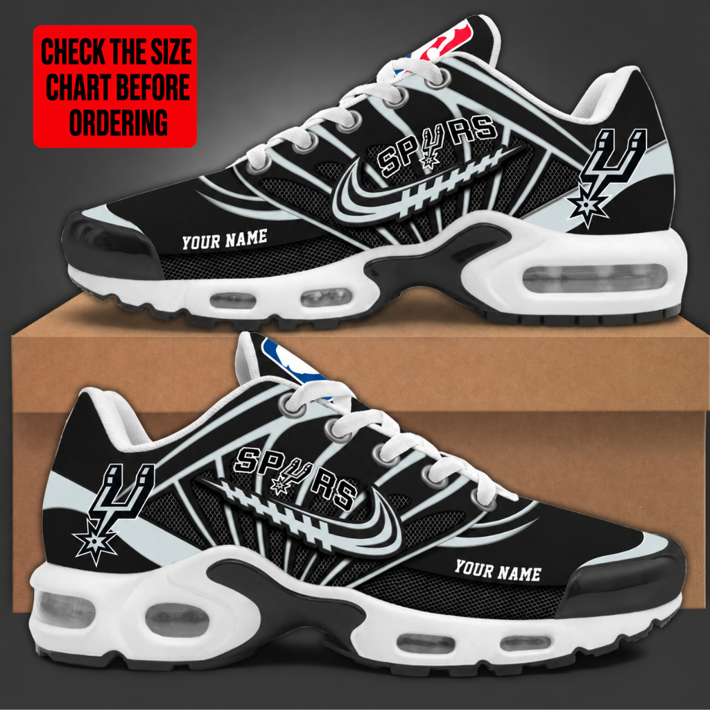 Limited Edition – Customized NBA San Antonio Spurs Air Max Plus Sneakers TTH2107106