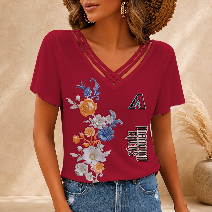 Limited Edition – Customized MLB Arizona Diamondbacks V-Neck Shirt TTH2107117