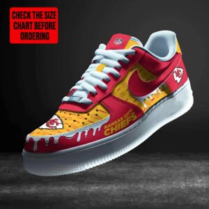 Limited Edition – Customized NFL Kansas City Chiefs Af1 Shoes TTH2107112