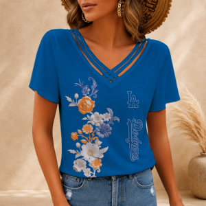 Limited Edition – Customized MLB Los Angeles Dodgers V-Neck Shirt TTH2107117