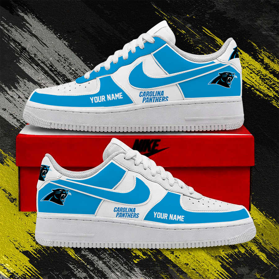 Limited Edition – Customized NFL Carolina Panthers Af1 Shoes TTH2107122