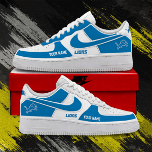Limited Edition – Customized NFL Detroit Lions Af1 Shoes TTH2107122