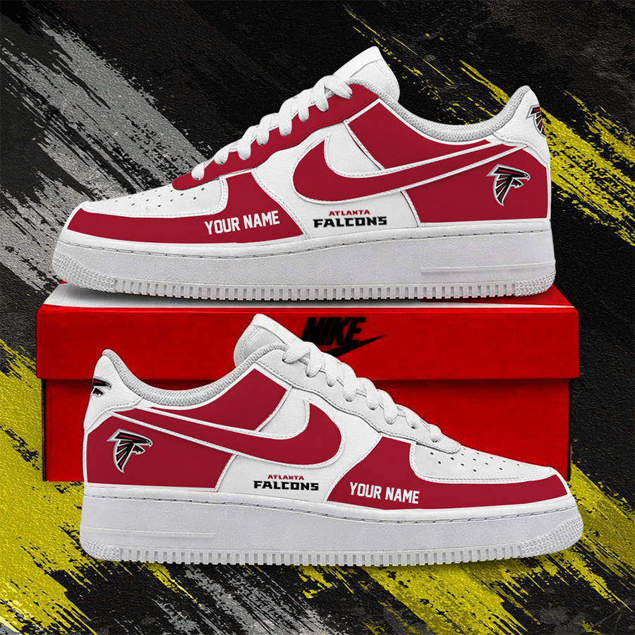 Limited Edition – Customized NFL Atlanta Falcons Af1 Shoes TTH2107122