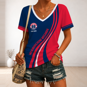 Limited Edition – New Customized NBA Washington Wizards V-Neck Female Shirt TTH2107126