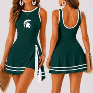 Limited Edition – Customized NCAA Michigan State Spartans Women’s Summer Skort Dress TTH2107119