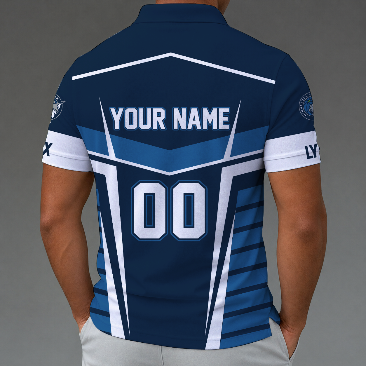 Limited Edition – Customized WNBA Minnesota Lynx Zipper Polo Shirt TTH2107124 - Image 2