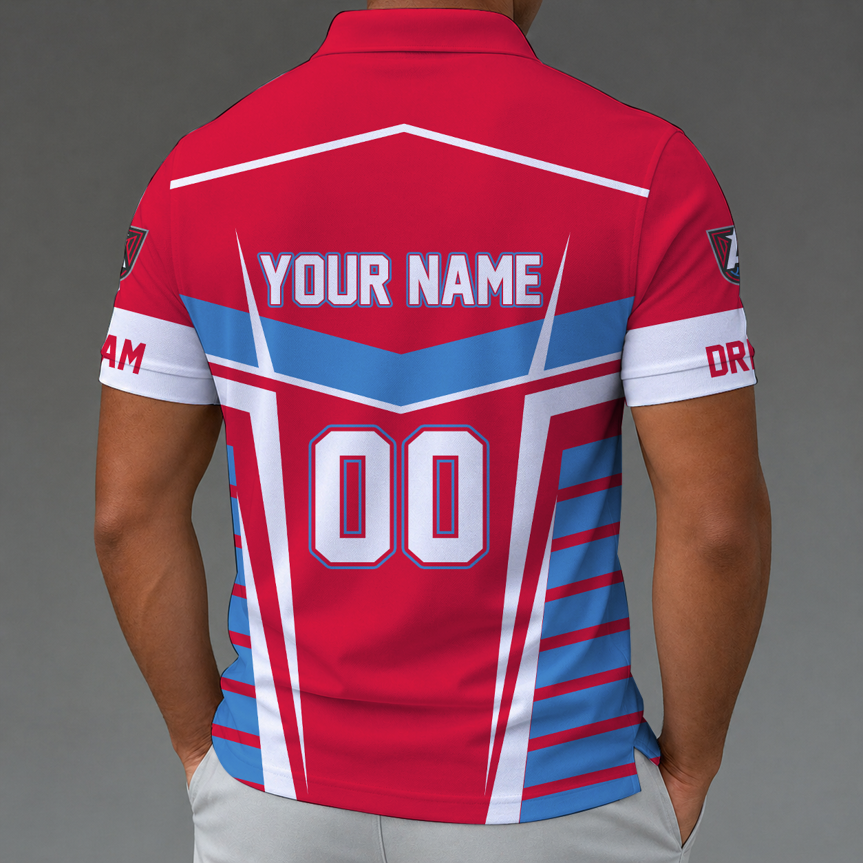 Limited Edition – Customized WNBA Atlanta Dream Zipper Polo Shirt TTH2107124 - Image 2