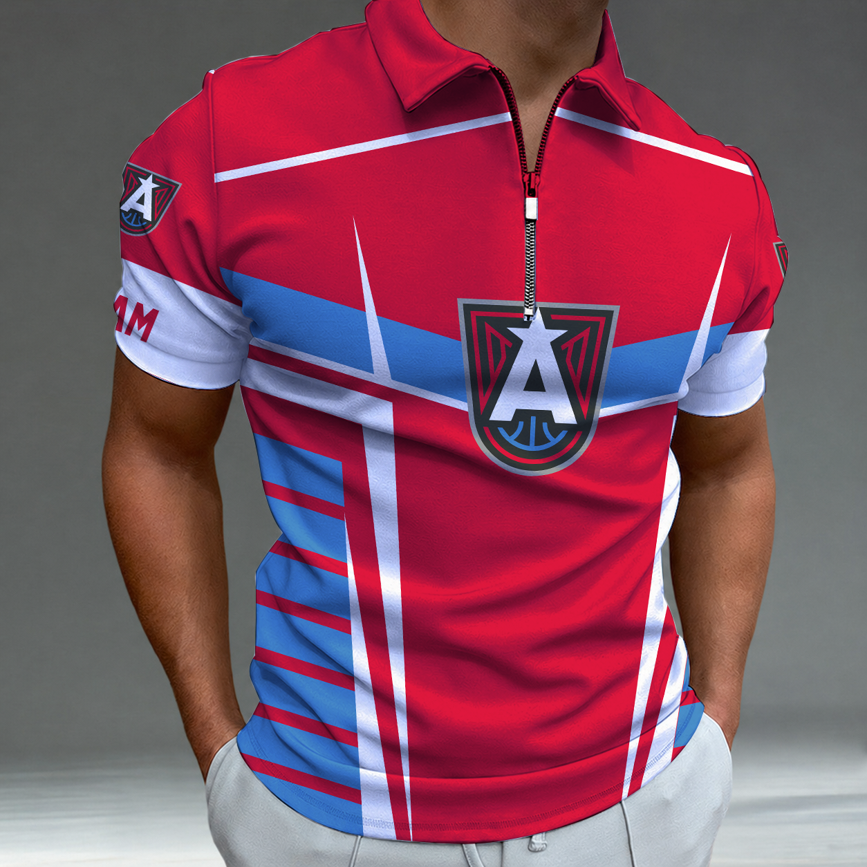 Limited Edition – Customized WNBA Atlanta Dream Zipper Polo Shirt TTH2107124
