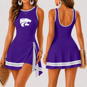 Limited Edition – Customized Ncaa Kansas State Wildcats Women’s Summer Skort Dress