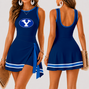 Limited Edition – Customized Ncaa Byu Cougars Women’s Summer Skort Dress