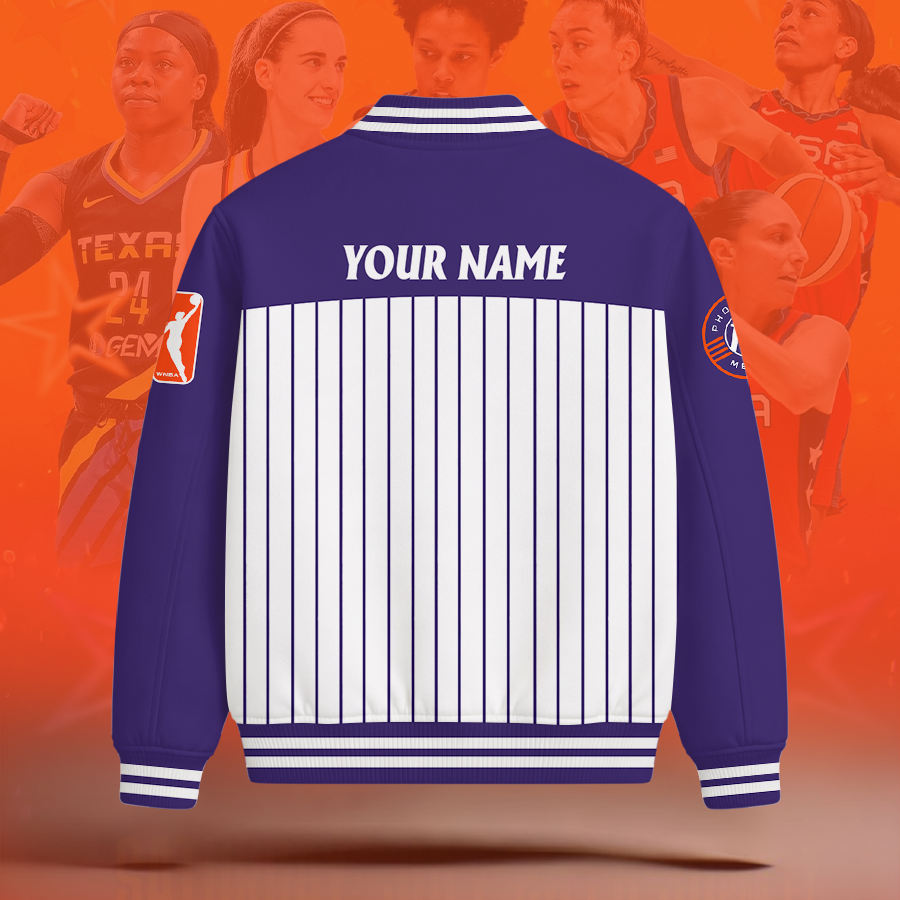 Limited Edition – Customized WNBA Phoenix Mercury Baseball Jacket TTH2107123 - Image 2