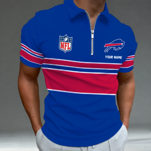 Limited Edition – Customized NFL Buffalo Bills Zip Polo Shirt TTH2107225
