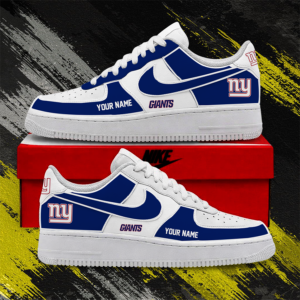 Limited Edition – Customized NFL New York Giants Af1 Shoes TTH2107122