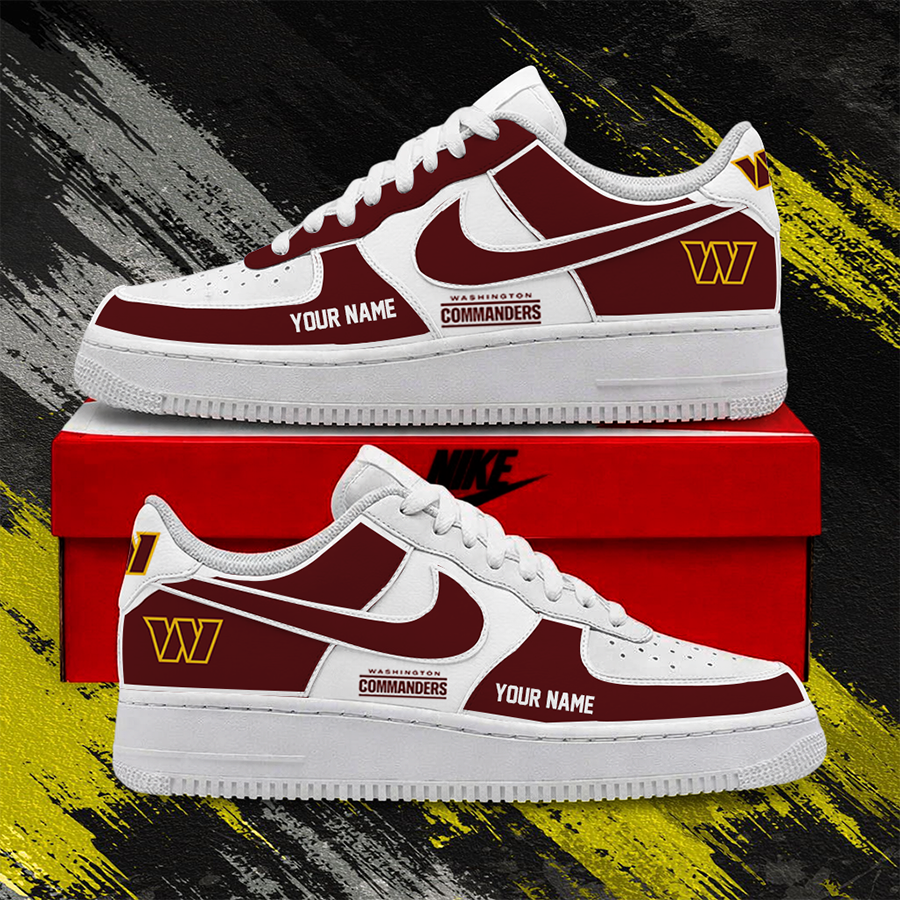 Limited Edition – Customized NFL Washington Commanders Af1 Shoes TTH2107122