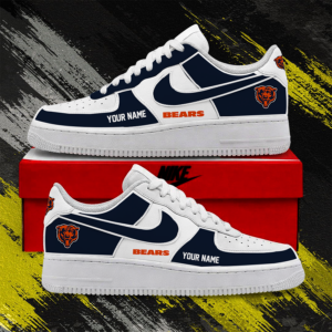 Limited Edition – Customized NFL Chicago Bears Af1 Shoes TTH2107122
