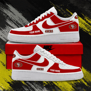 Limited Edition – Customized NFL San Francisco 49Ers Af1 Shoes TTH2107122