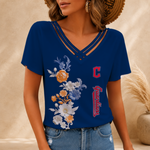 Limited Edition – Customized MLB Cleveland Guardians V-Neck Shirt TTH2107117