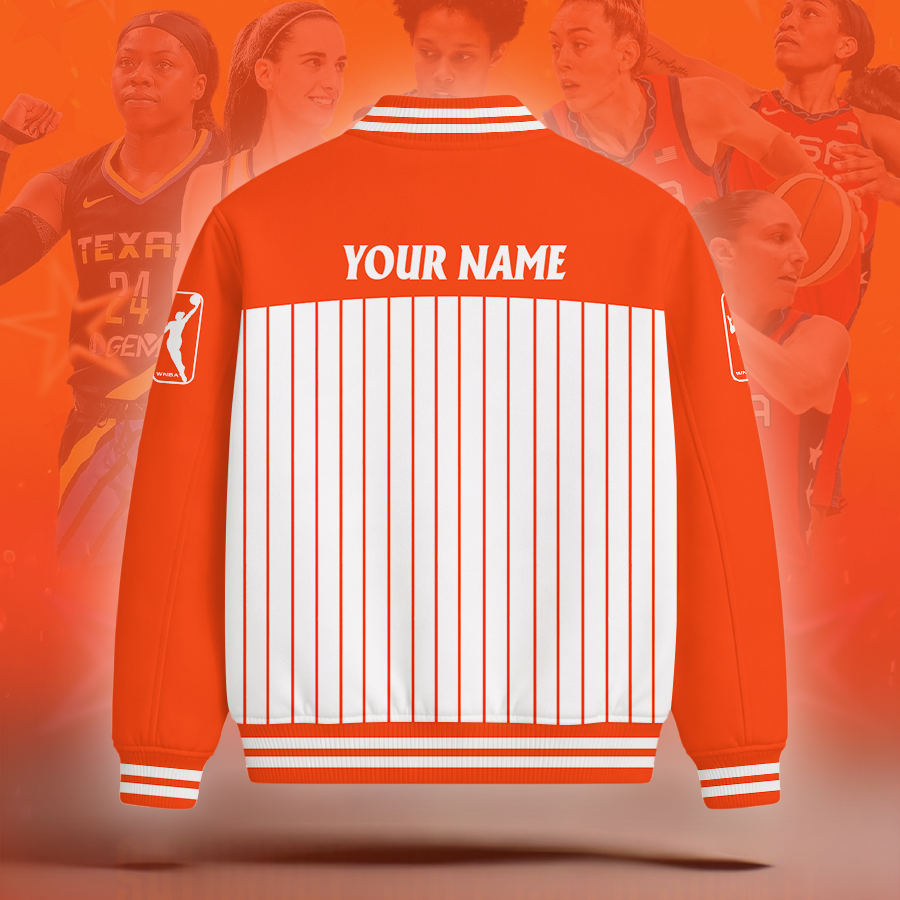 Limited Edition – Customized WNBA Women’s National Basketball Association Baseball Jacket TTH2107123 - Image 2