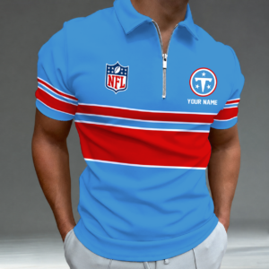 Limited Edition – Customized NFL Tennessee Titans Zip Polo Shirt TTH2107225
